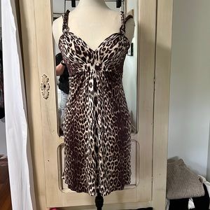 Elie Tahari leopard print dress